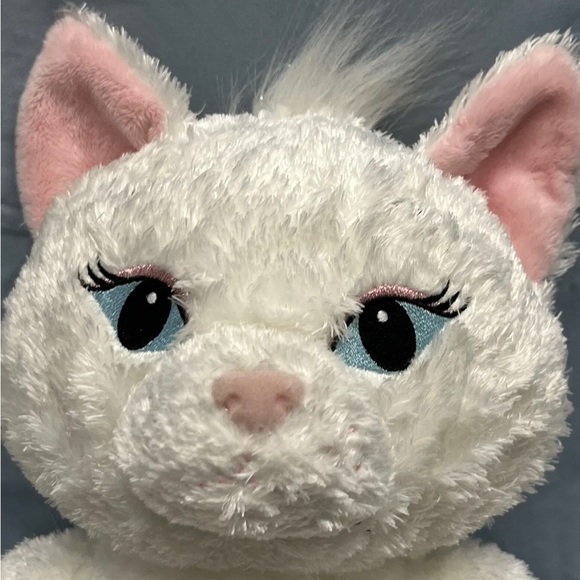 Build a Bear Disney Marie Aristocats White Pink Kitten Cat Stuffed Animal - Picture 2 of 12